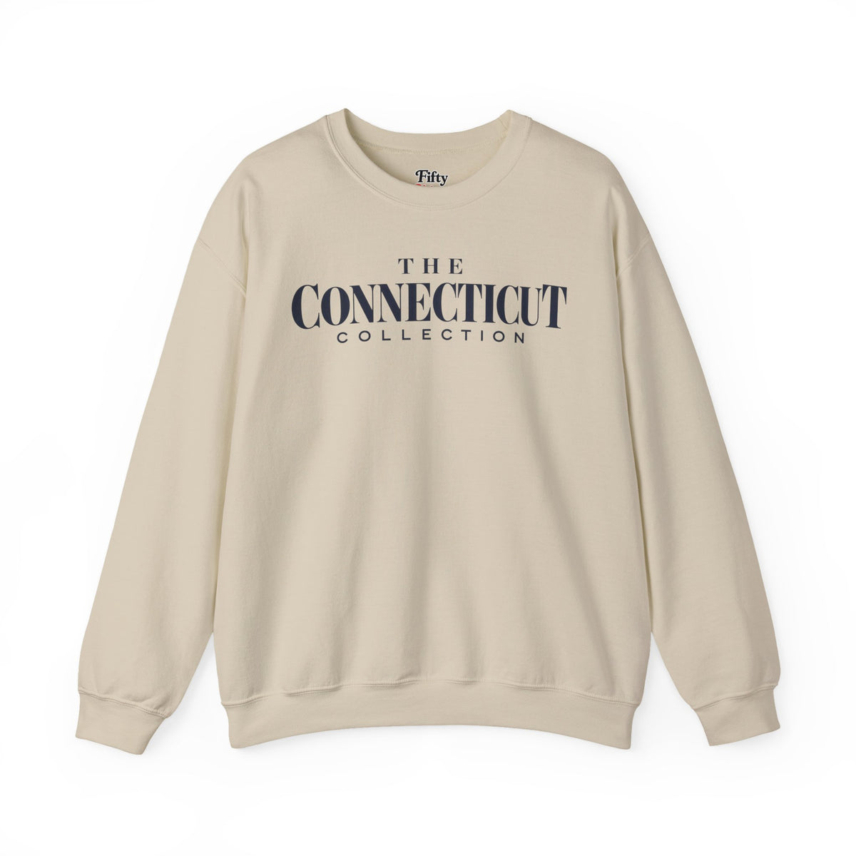 The Connecticut Collection Unisex Crewneck Sweatshirt State Name Graphic