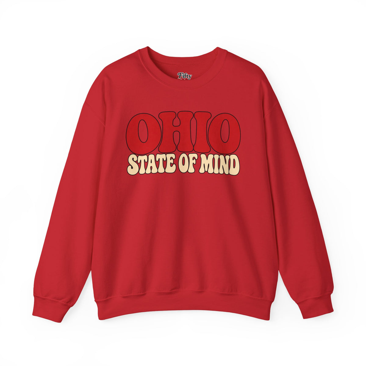 Ohio State Of Mind Unisex Crewneck Sweatshirt State Name Graphic