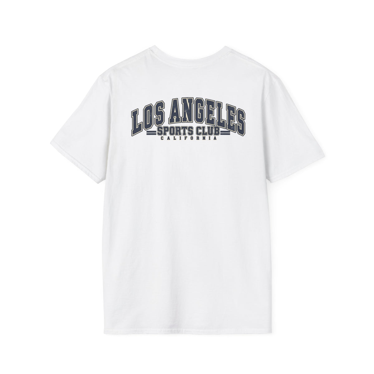 Distressed Los Angeles Sports Club Logo Unisex Softstyle Graphic Tee