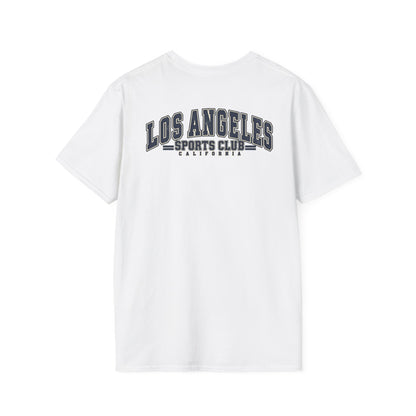 Distressed Los Angeles Sports Club Logo Unisex Softstyle Graphic Tee