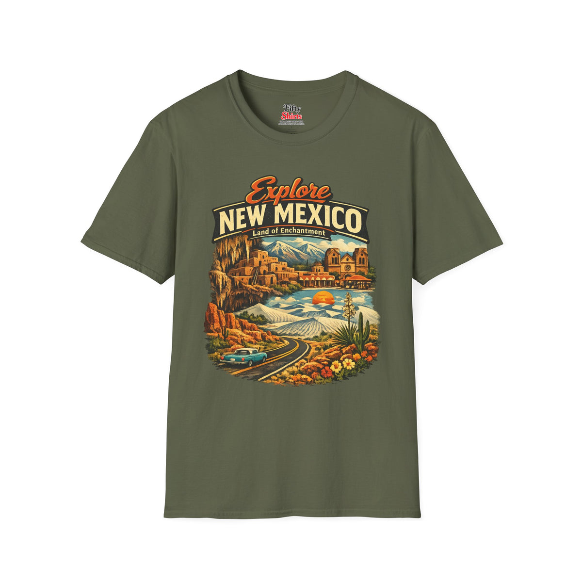 Explore New Mexico Unisex Softstyle T Shirt State Pride Graphic Tee Collections FS03