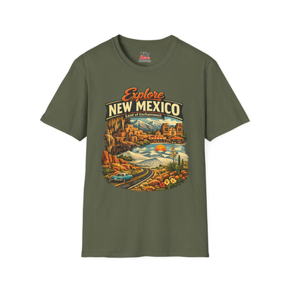 Explore New Mexico Unisex Softstyle T Shirt State Pride Graphic Tee Collections FS03