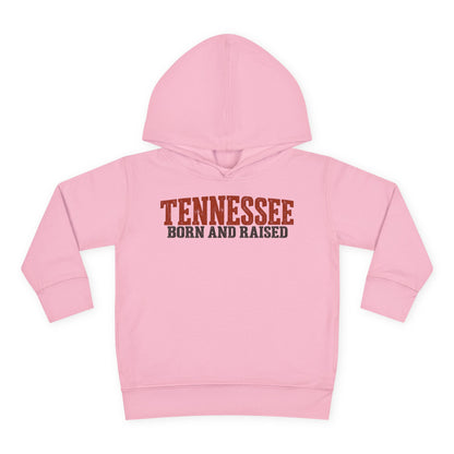 Tennessee Born and Raised Vintage Country Style Unisex Toddler Pullover Fleece Hoodie