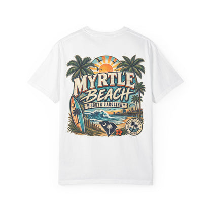 Myrtle Beach South Carolina Unisex Comfort Color 1717 Streetwear Graphic Tee