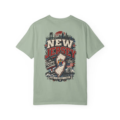 New Jersey Street Legacy Unisex Comfort Color 1717 Streetwear Graphic Tee