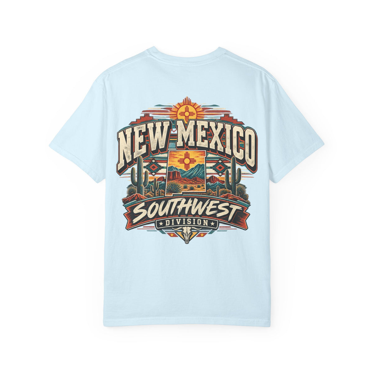 New Mexico Rodeo Club Unisex Comfort Color 1717 Streetwear Graphic Tee