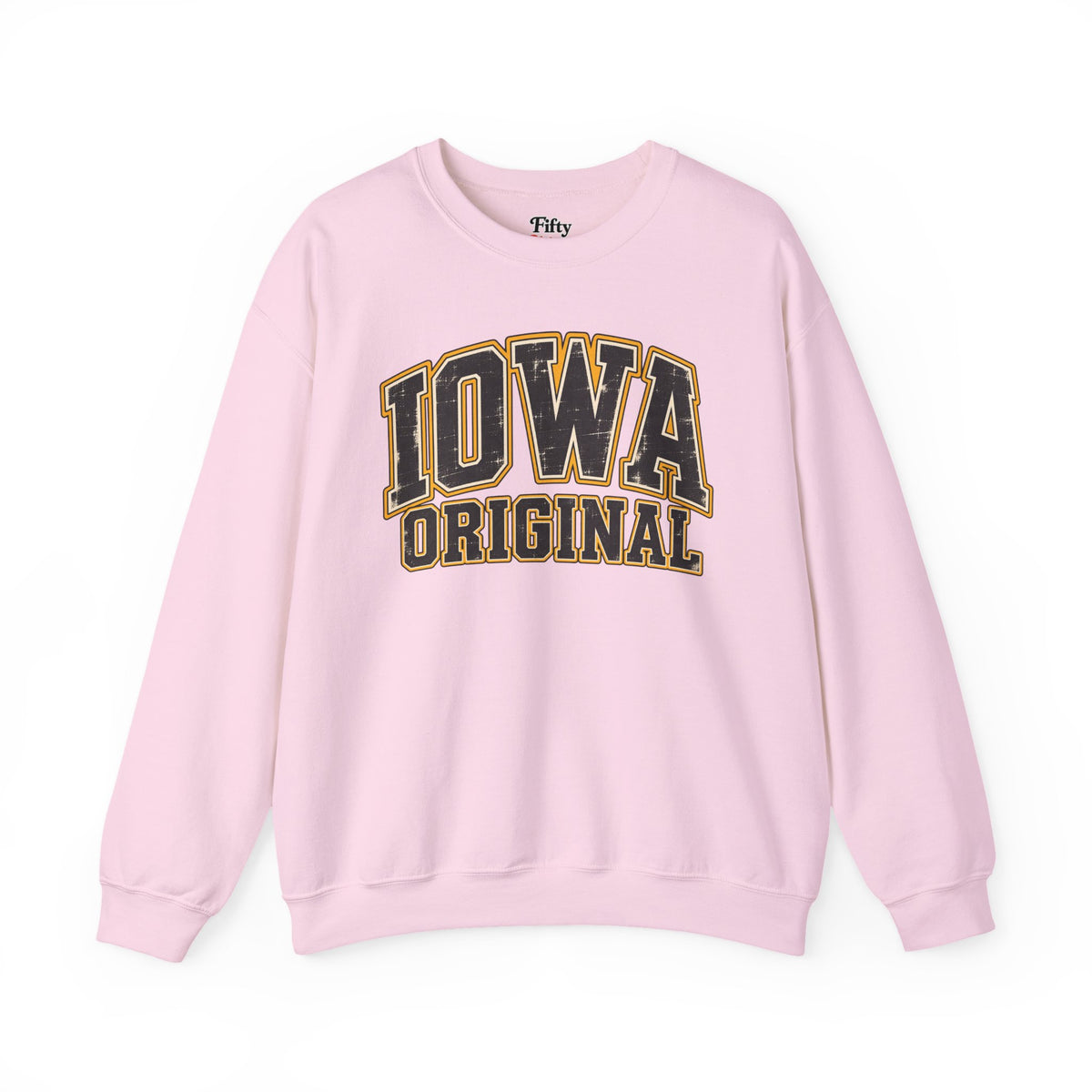 Iowa Original Unisex Crewneck Sweatshirt State Name Graphic