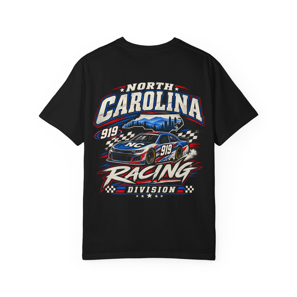 North Carolina Racing Division Unisex Comfort Color 1717 Streetwear Graphic Tee
