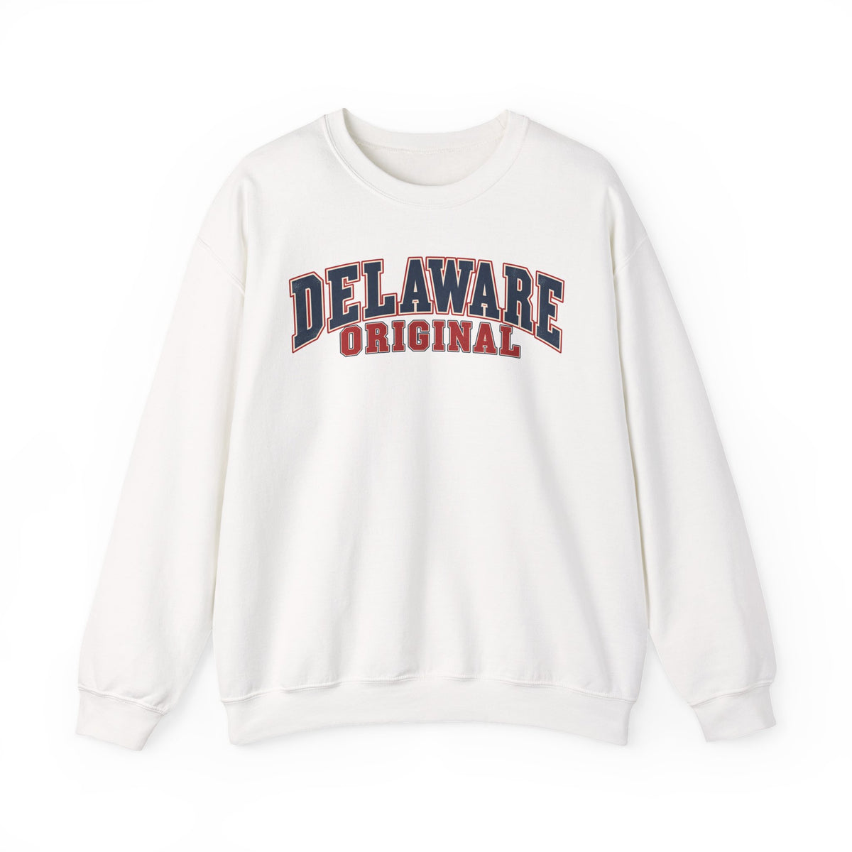 Delaware Original Unisex Crewneck Sweatshirt State Name Graphic