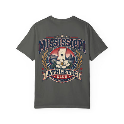 Mississippi Athletic Club Unisex Comfort Color 1717 Streetwear Graphic Tee