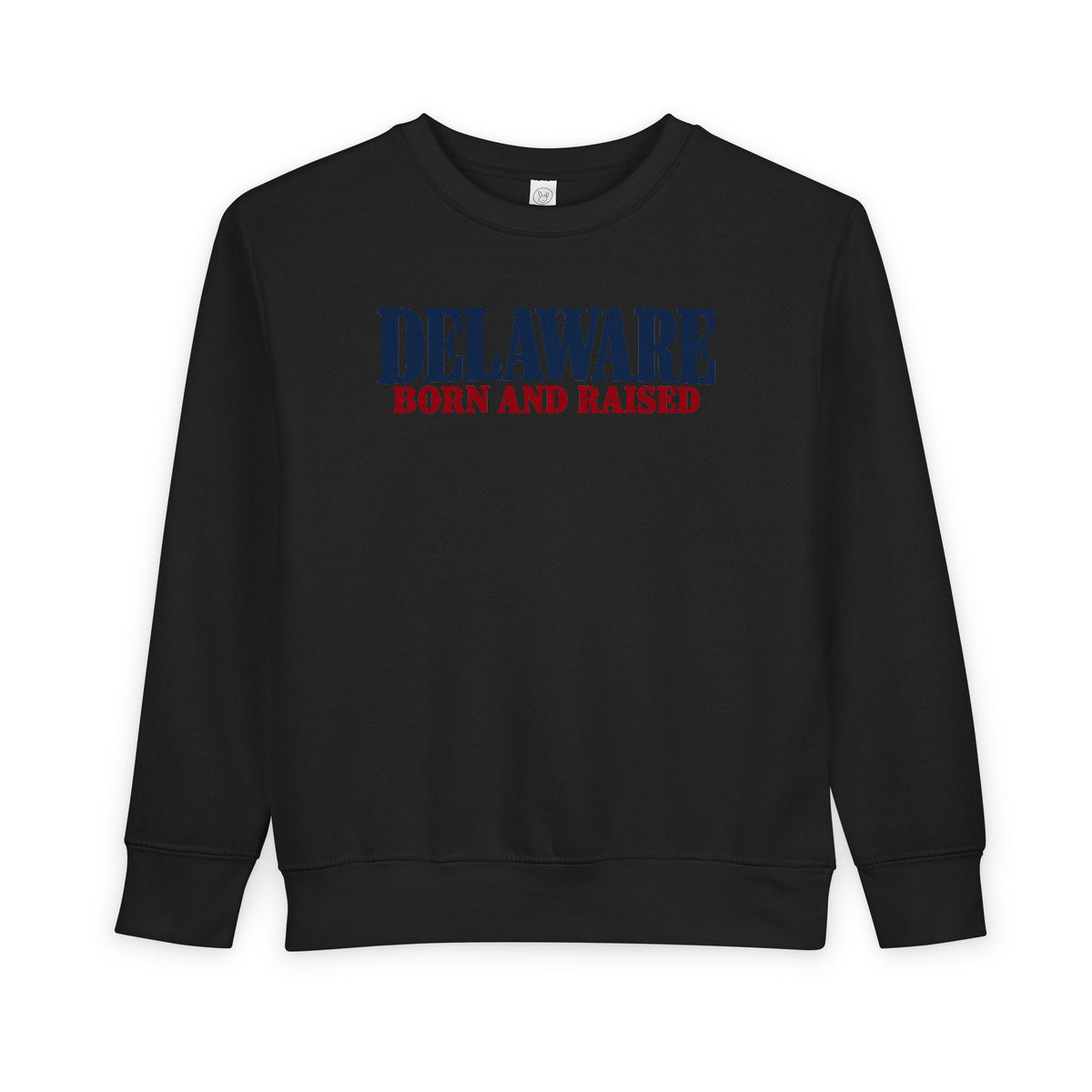 Delaware Born and Raised Premium Heritage Unisex Toddler Sweatshirt