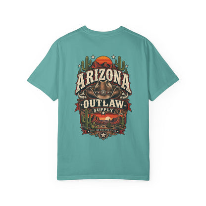 Arizona Outlaw Supply  Unisex Comfort Color 1717 Streetwear Graphic Tee