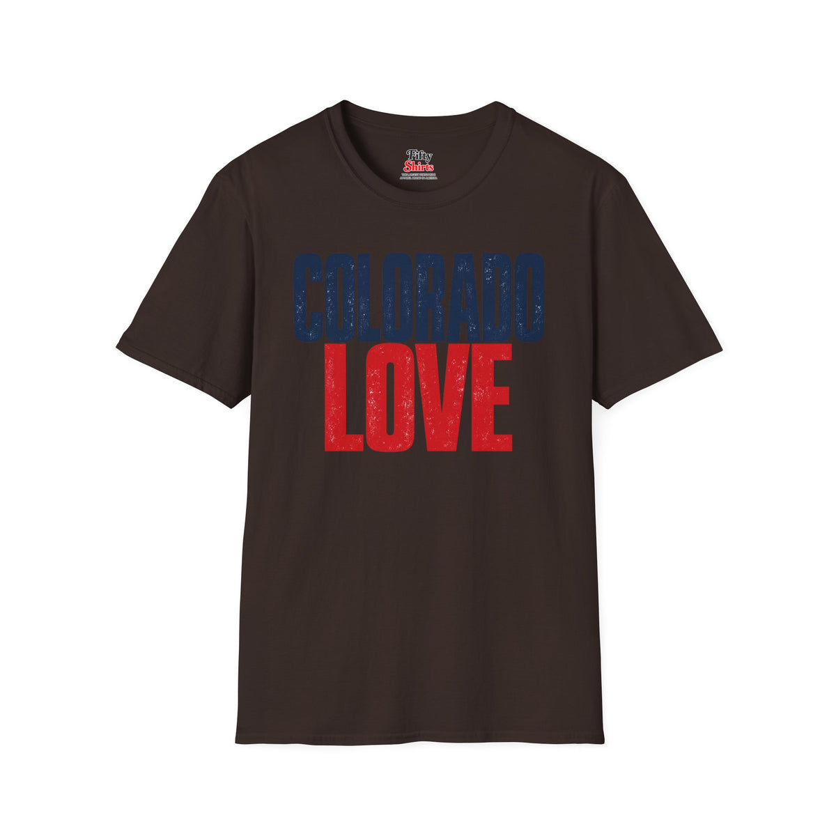 Colorado Love Unisex Softstyle T Shirt State Name Graphic Tee