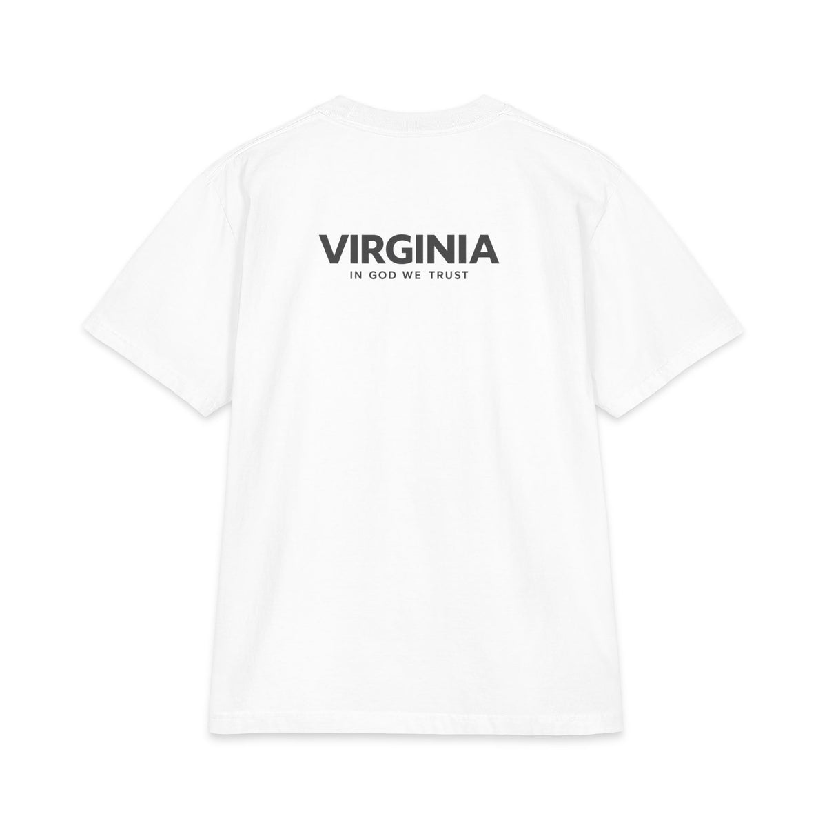 Virginia All State In God We Trust Unisex Max Heavyweight Short Sleeve