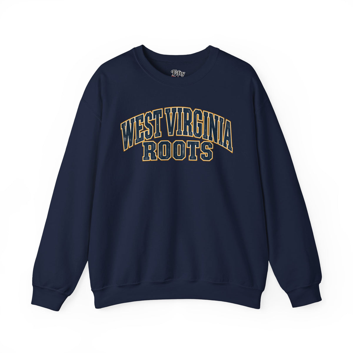 West Virginia Roots Unisex Crewneck Sweatshirt State Name Graphic