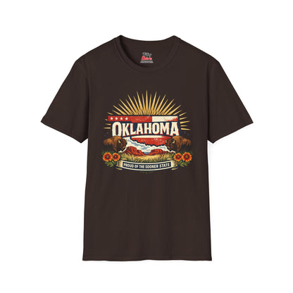 Oklahoma State Pride Unisex Softstyle T Shirt State Pride Graphic Tee Collections FS03
