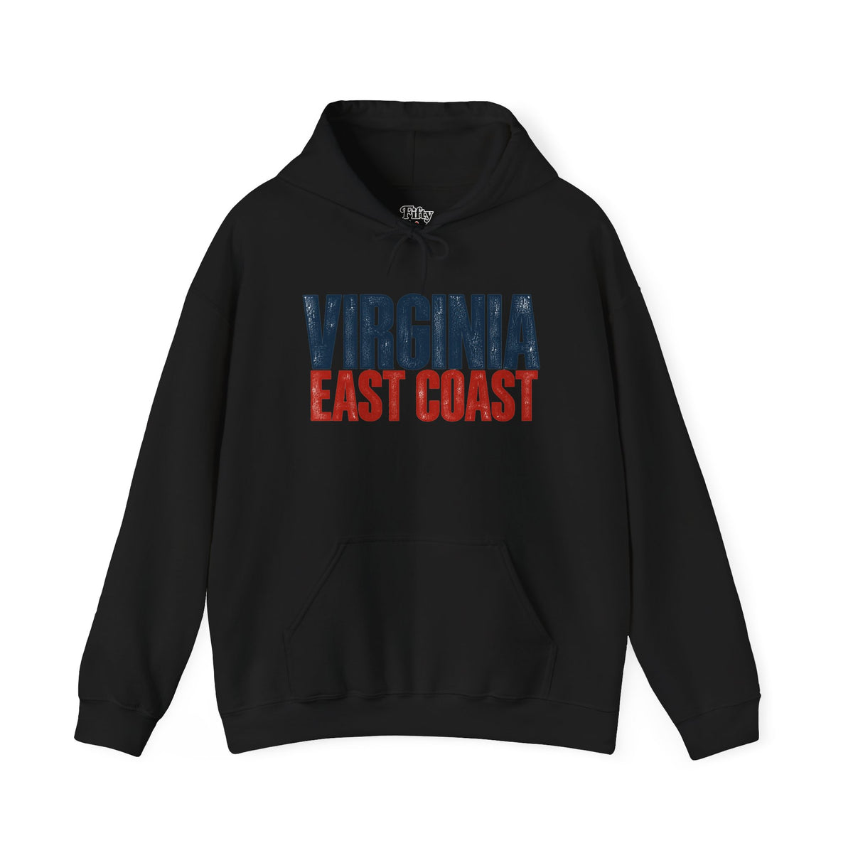 Virginia East Coast Unisex Hoodie State Name Graphic
