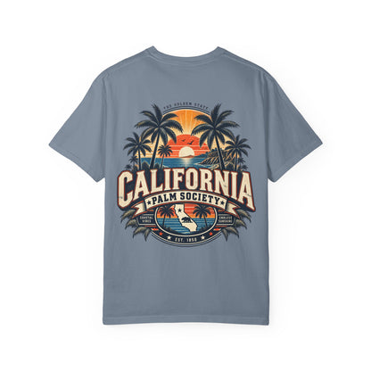California Palm Society  Unisex Comfort Color 1717 Streetwear Graphic Tee