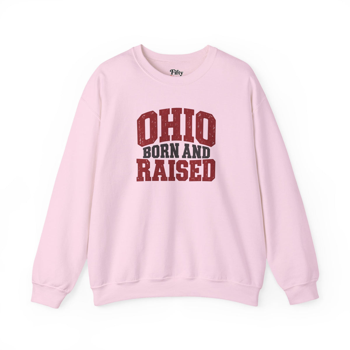 Ohio Born and Raised Midwest Heritage Unisex Sweatshirt Graphic