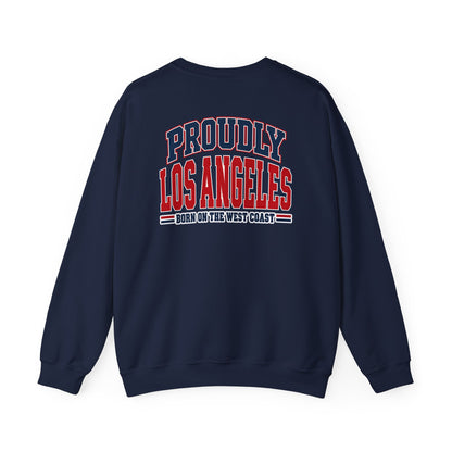 Proudly Los Angeles Unisex Crewneck Sweatshirt Graphic