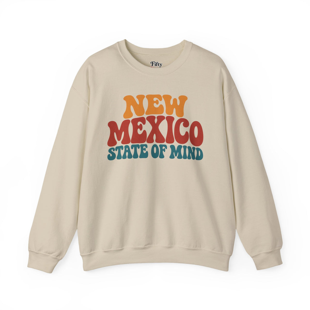New Mexico State Of Mind Unisex Crewneck Sweatshirt State Name Graphic