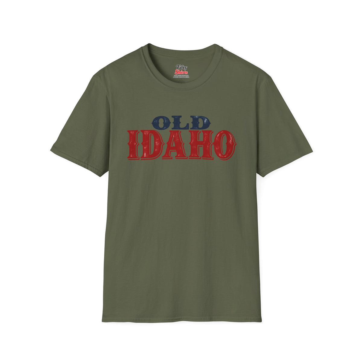 Old Idaho Unisex Softstyle T Shirt State Name Graphic Tee