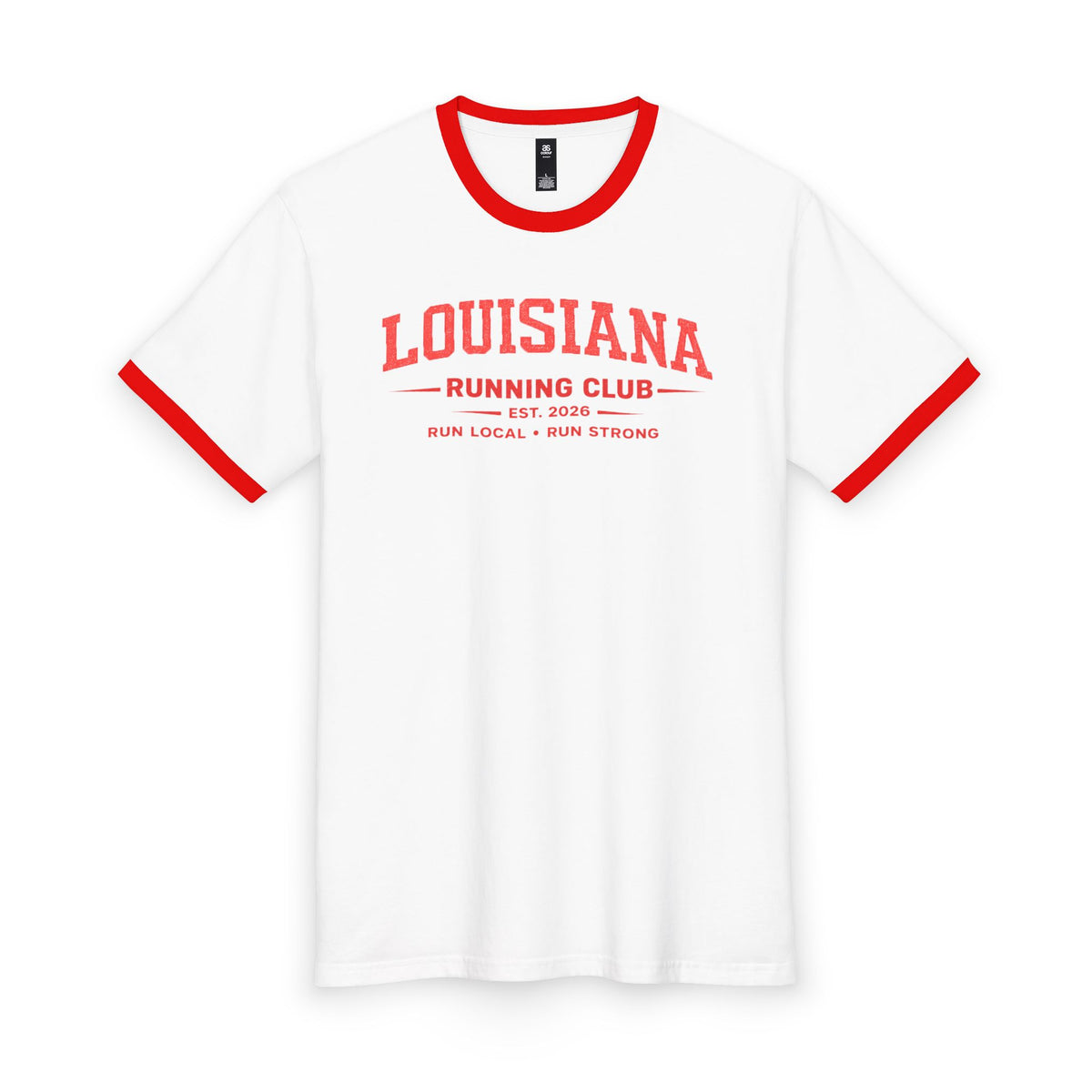 Louisiana Running Club 2026 All State Men's Staple Ringer Tee