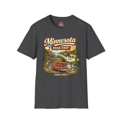 Minnesota Road Trip Unisex Softstyle T Shirt State Pride Graphic Tee Collections FS03