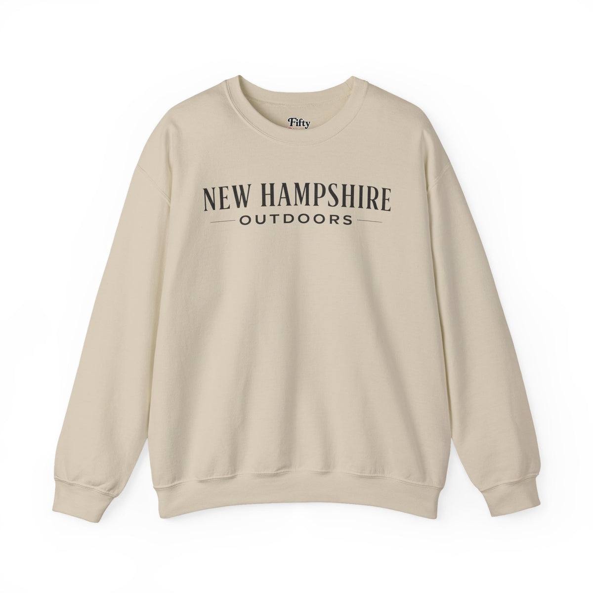 New Hampshire Outdoors Unisex Crewneck Sweatshirt State Name Graphic