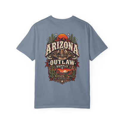 Arizona Outlaw Supply  Unisex Comfort Color 1717 Streetwear Graphic Tee