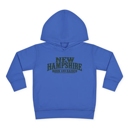 New Hampshire Born and Raised Rustic Outdoor Heritage Unisex Pullover Fleece Hoodie
