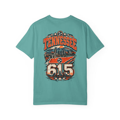 Tennessee 615 Unisex Comfort Color 1717 Streetwear Graphic Tee