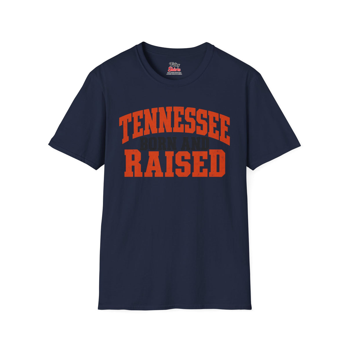 Tennessee Born And Raised Unisex Softstyle T Shirt State Name Graphic Tee