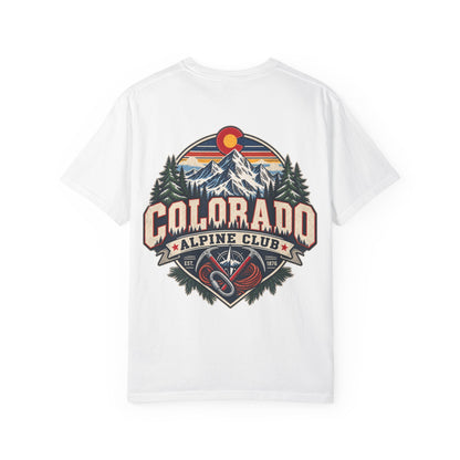 Colorado Alpine Club  Unisex Comfort Color 1717 Streetwear Graphic Tee