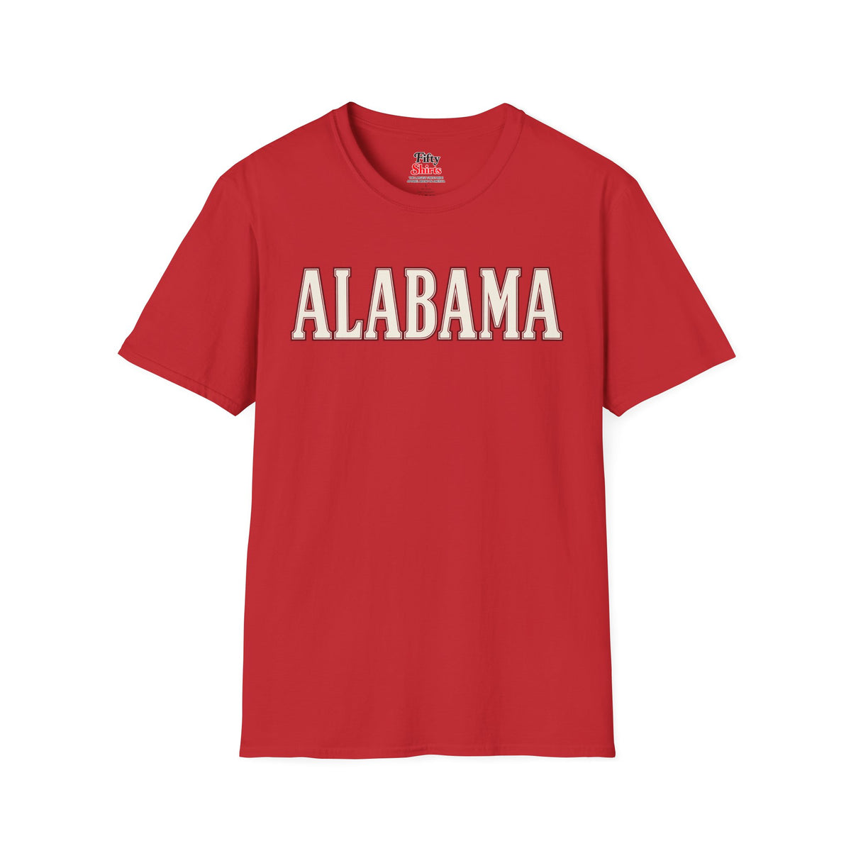 Alabama Unisex Softstyle T Shirt State Name Graphic Tee