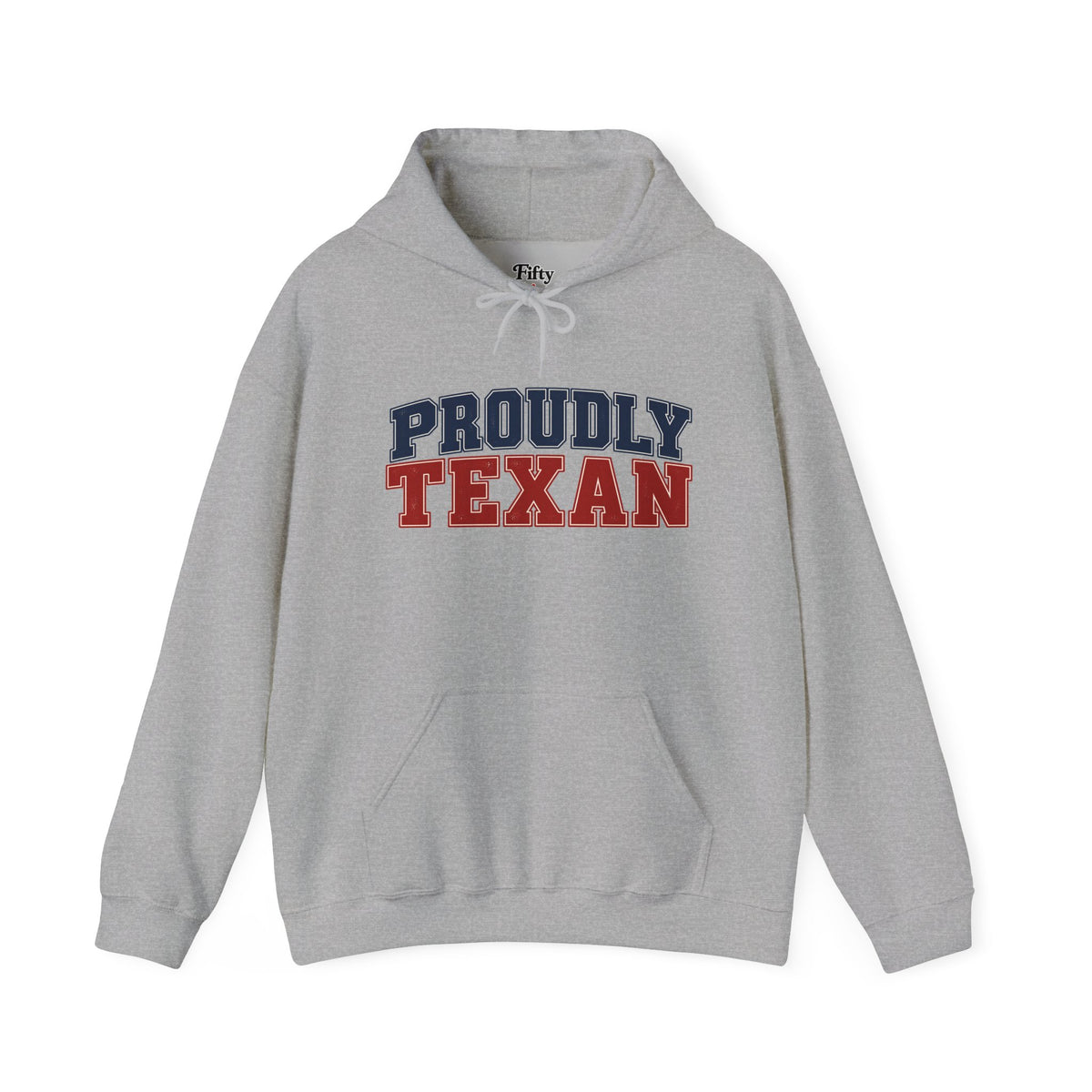 Proudly Texan Texas Unisex Hoodie State Name Graphic
