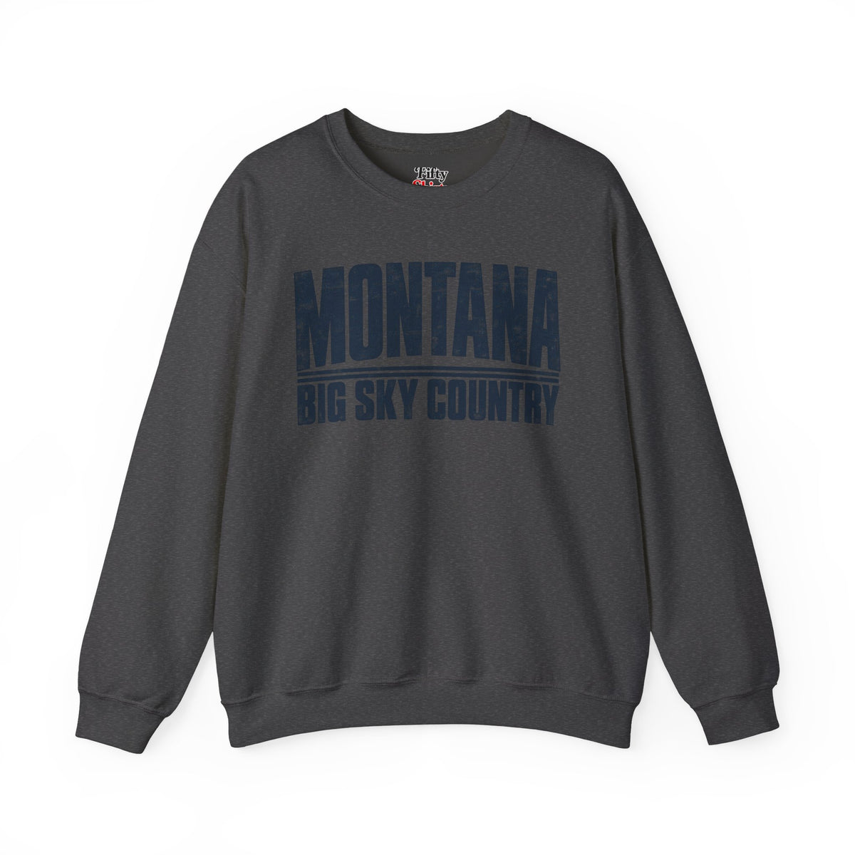 Montana Big Sky Country Unisex Crewneck Sweatshirt State Name Graphic