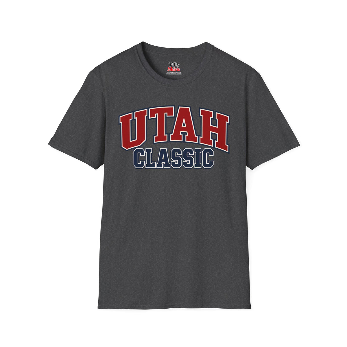Utah Classic Unisex Softstyle T Shirt State Name Graphic Tee