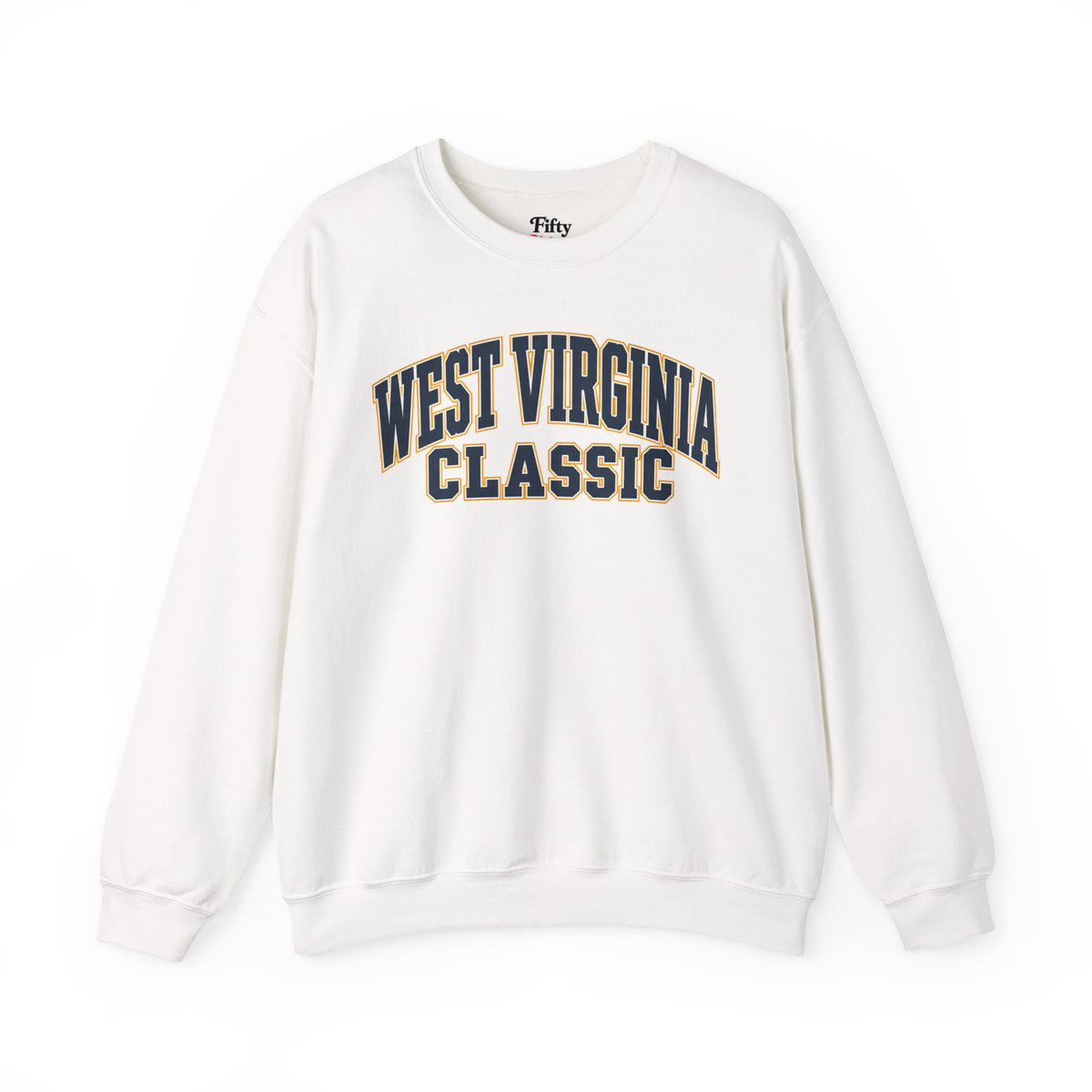 West Virginia Classic Unisex Crewneck Sweatshirt State Name Graphic