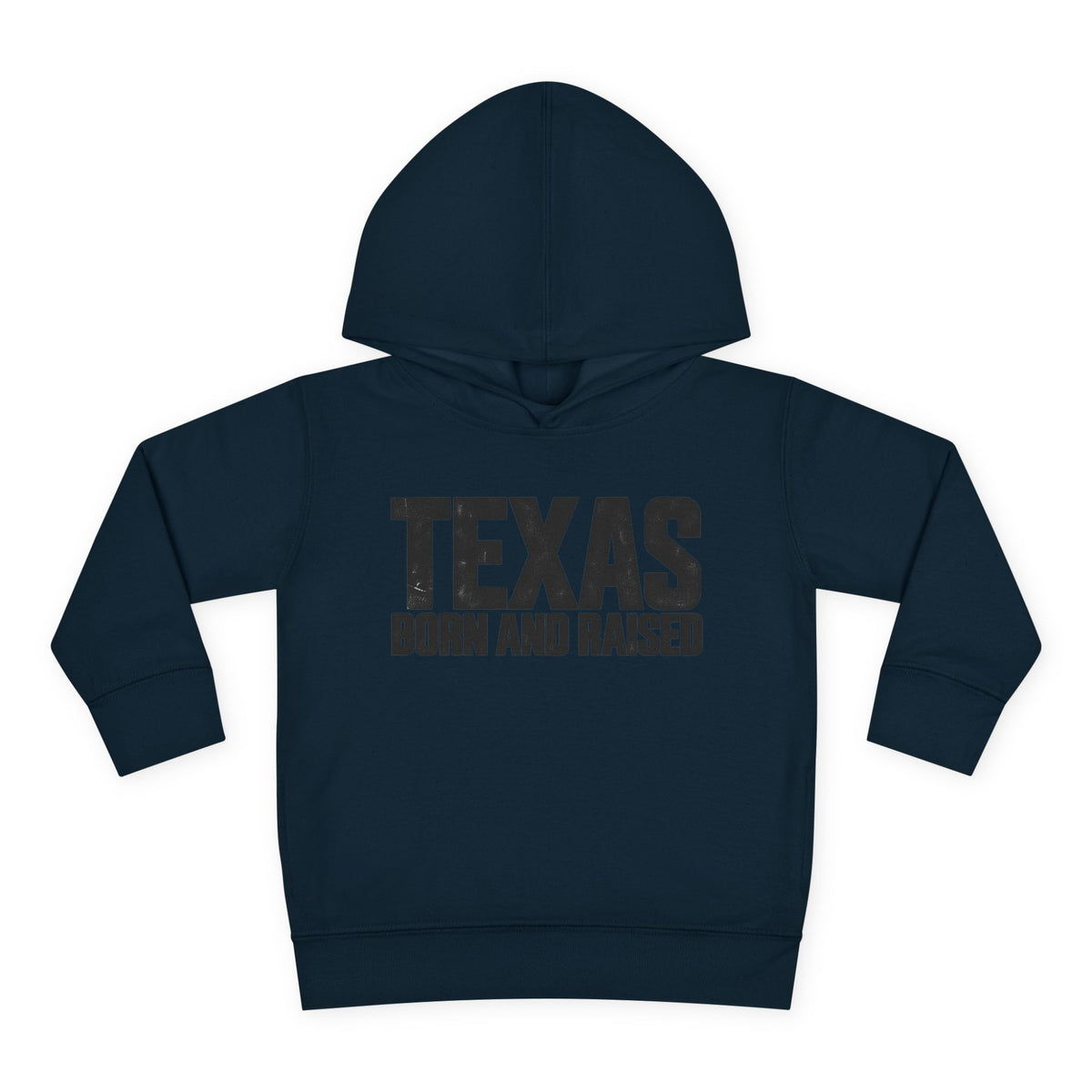 Texas Born and Raised Modern Minimal Unisex Toddler Pullover Fleece Hoodie
