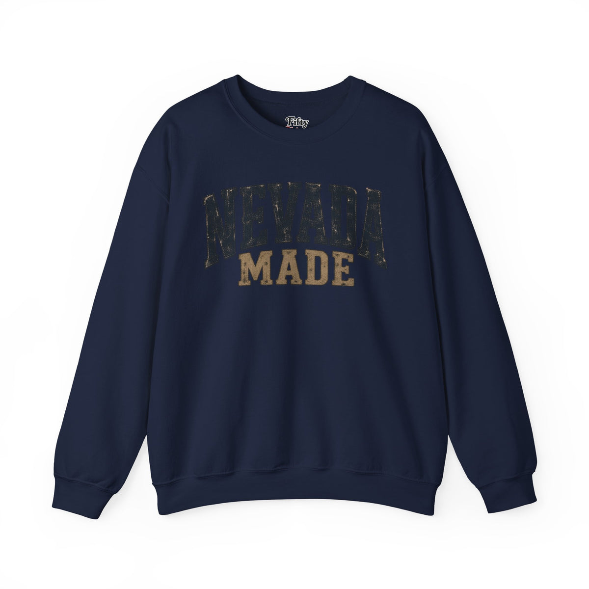 Nevada Made Unisex Crewneck Sweatshirt State Name Graphic