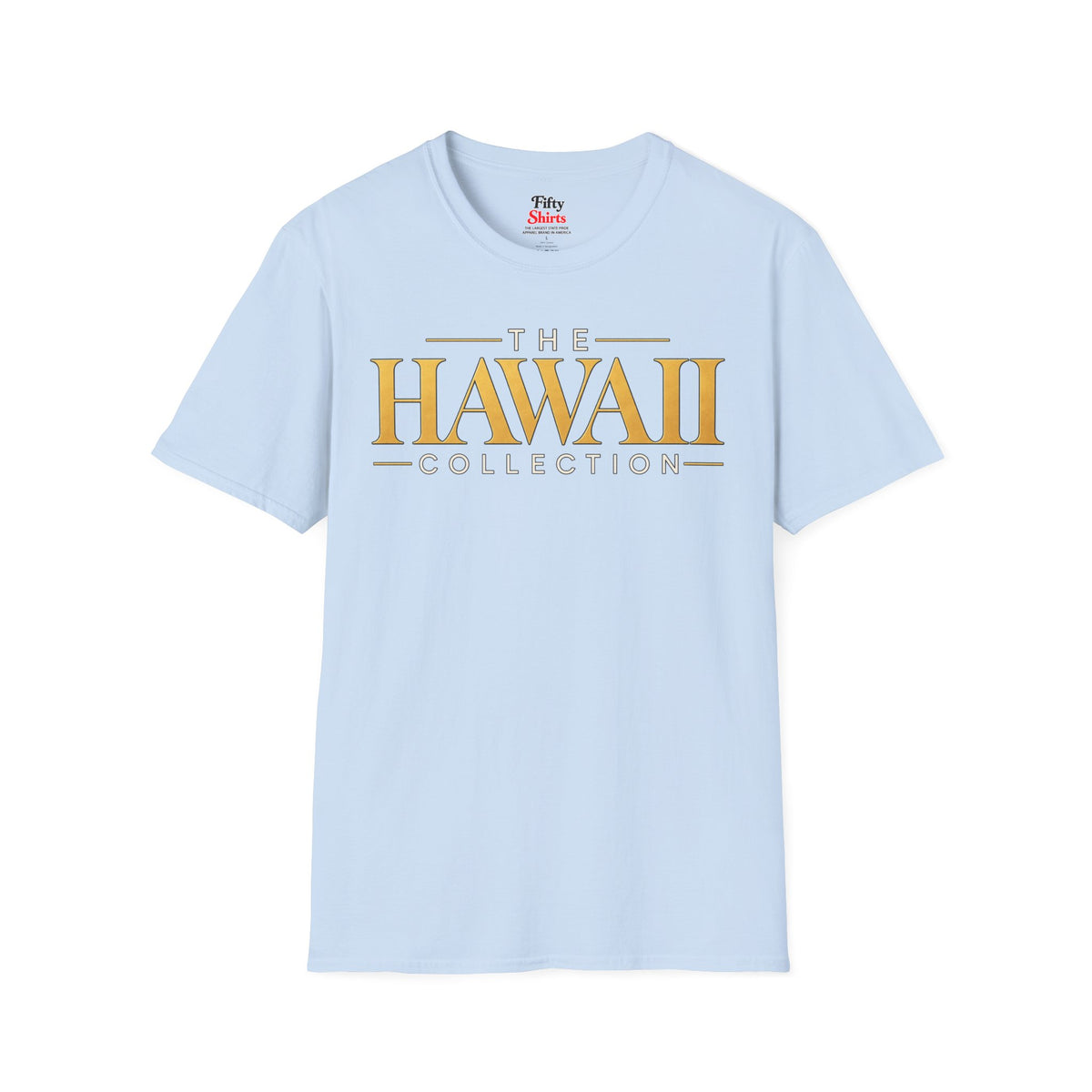 The Hawaii Collection Unisex Softstyle T Shirt State Name Graphic Tee