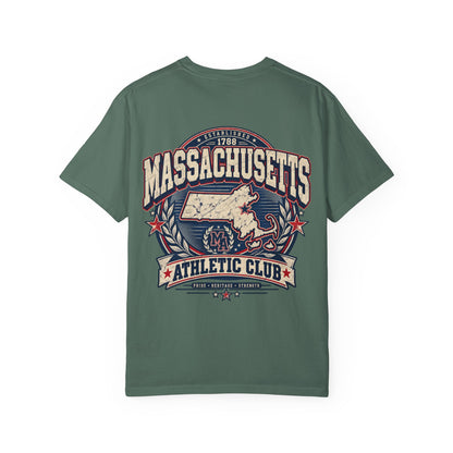 Massachusetts Athletic Club Unisex Comfort Color 1717 Streetwear Graphic Tee