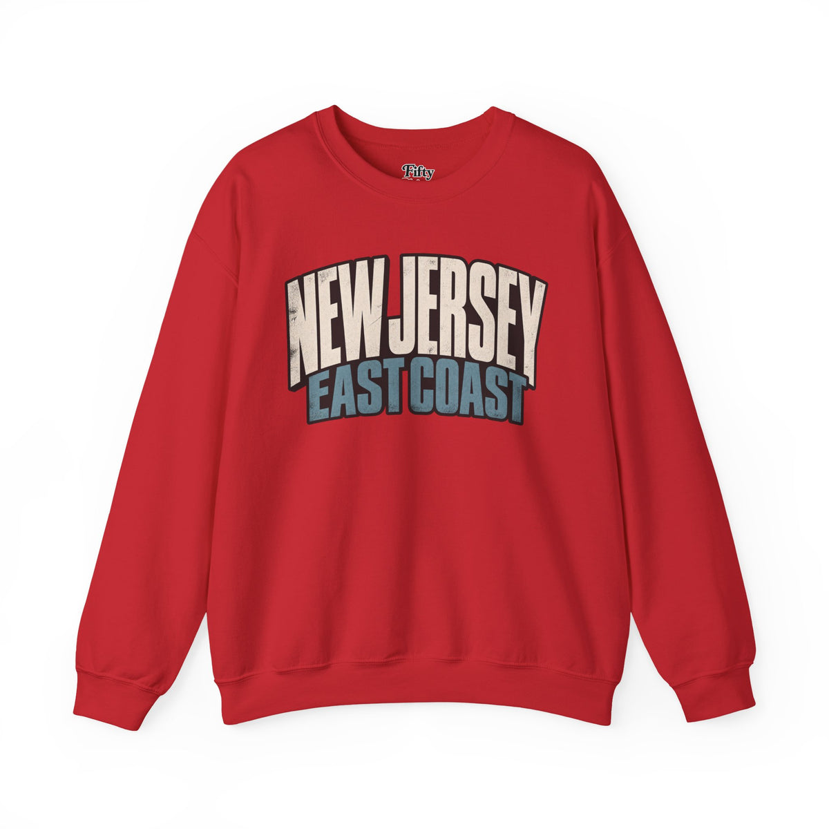New Jersey East Coast Unisex Crewneck Sweatshirt State Name Graphic