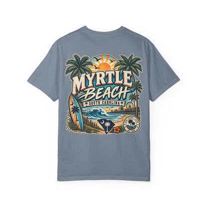 Myrtle Beach South Carolina Unisex Comfort Color 1717 Streetwear Graphic Tee