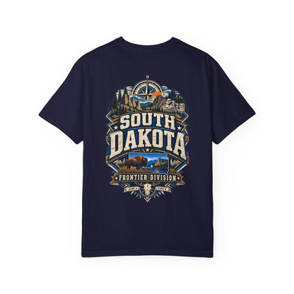 South Dakota Frontier Division Unisex Comfort Color 1717 Streetwear Graphic Tee