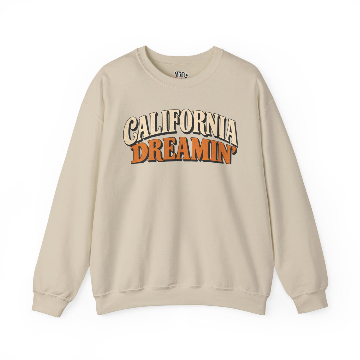 California Dreamin’ Unisex Crewneck Sweatshirt State Name Graphic