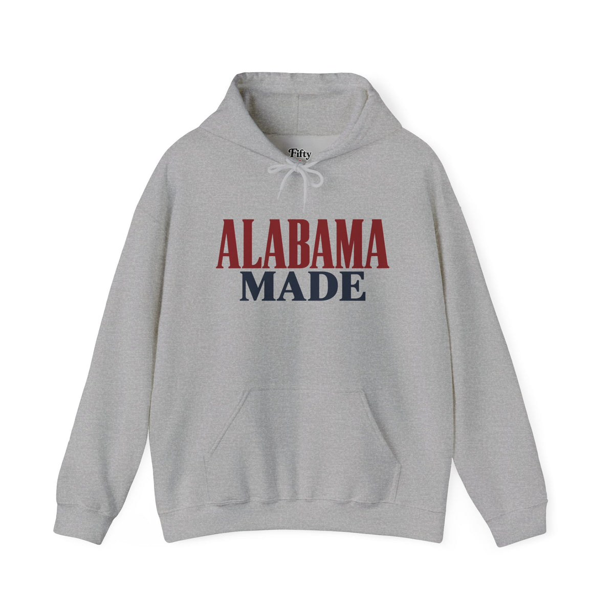 Alabama Made Unisex Hoodie State Name Graphic