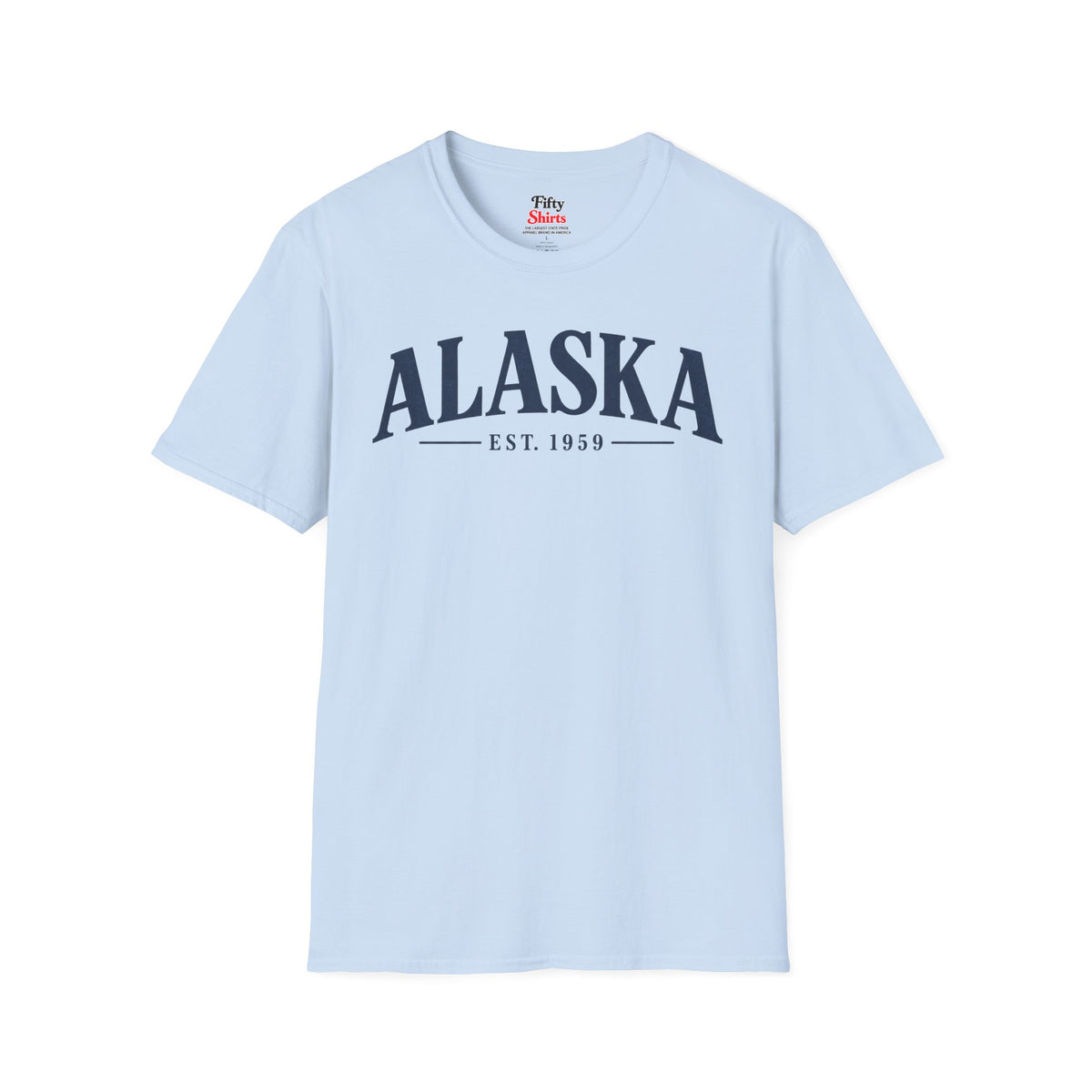 Alaska Est 1959 Unisex Softstyle T Shirt State Name Graphic Tee