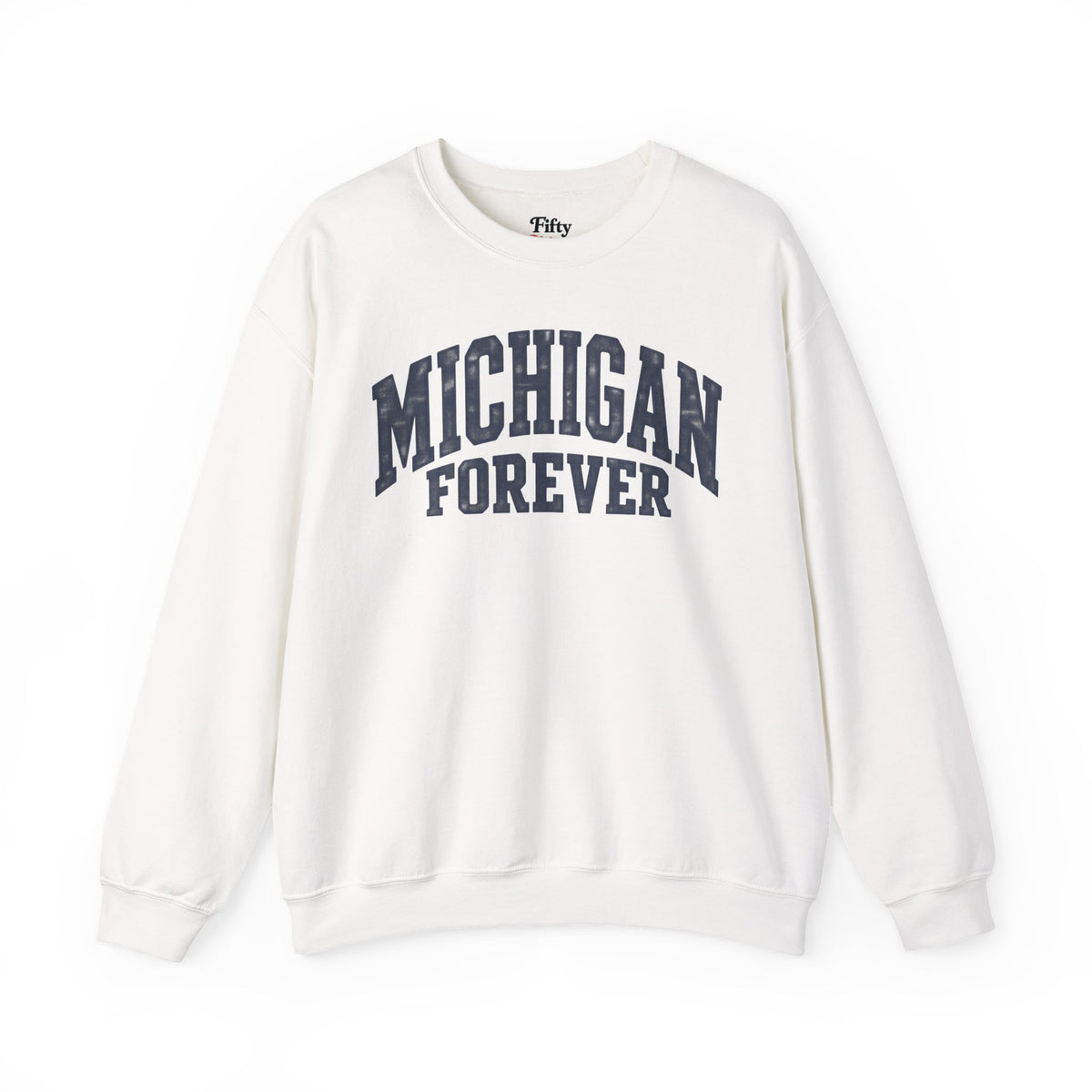 Michigan Forever Unisex Crewneck Sweatshirt State Name Graphic